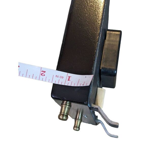 Tower bridge London table clock black on black, brass and bronze. Featuring glas - Picture 2 of 6